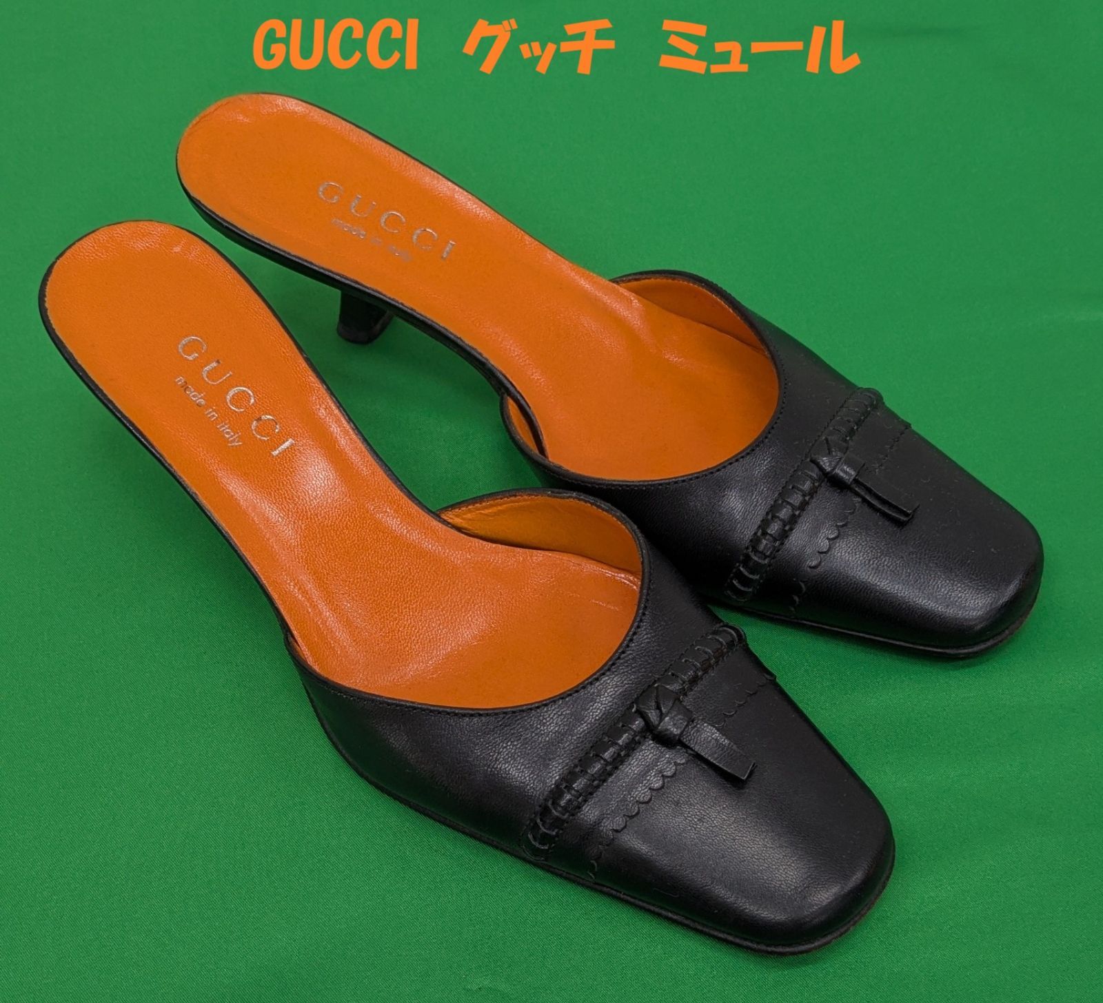 GUCCI】グッチ ミュール【23㎝】 - メルカリ