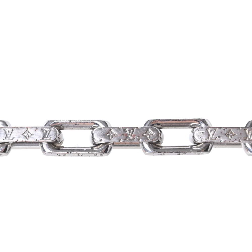 LOUIS VUITTON コリエ チェーン ブレスレット モノグラム シルバー