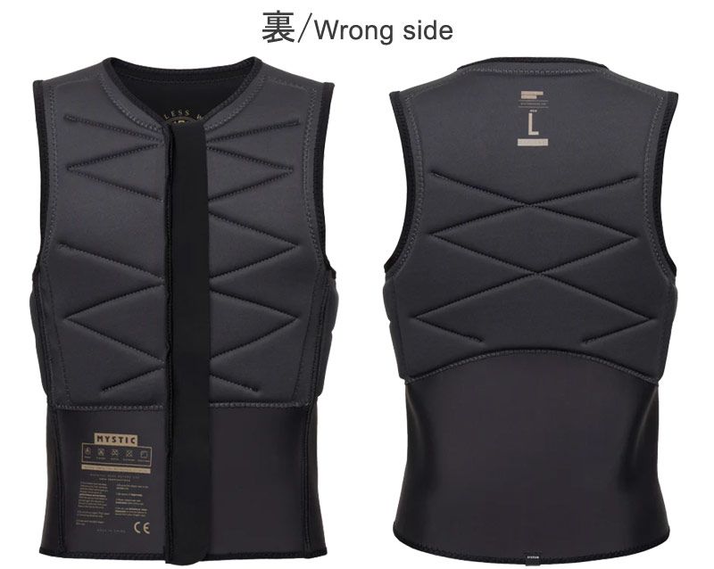 【新品未使用】MYSTIC ブラック ウェットベスト L 新品未使用】MYSTIC ブラック ウェットベスト L