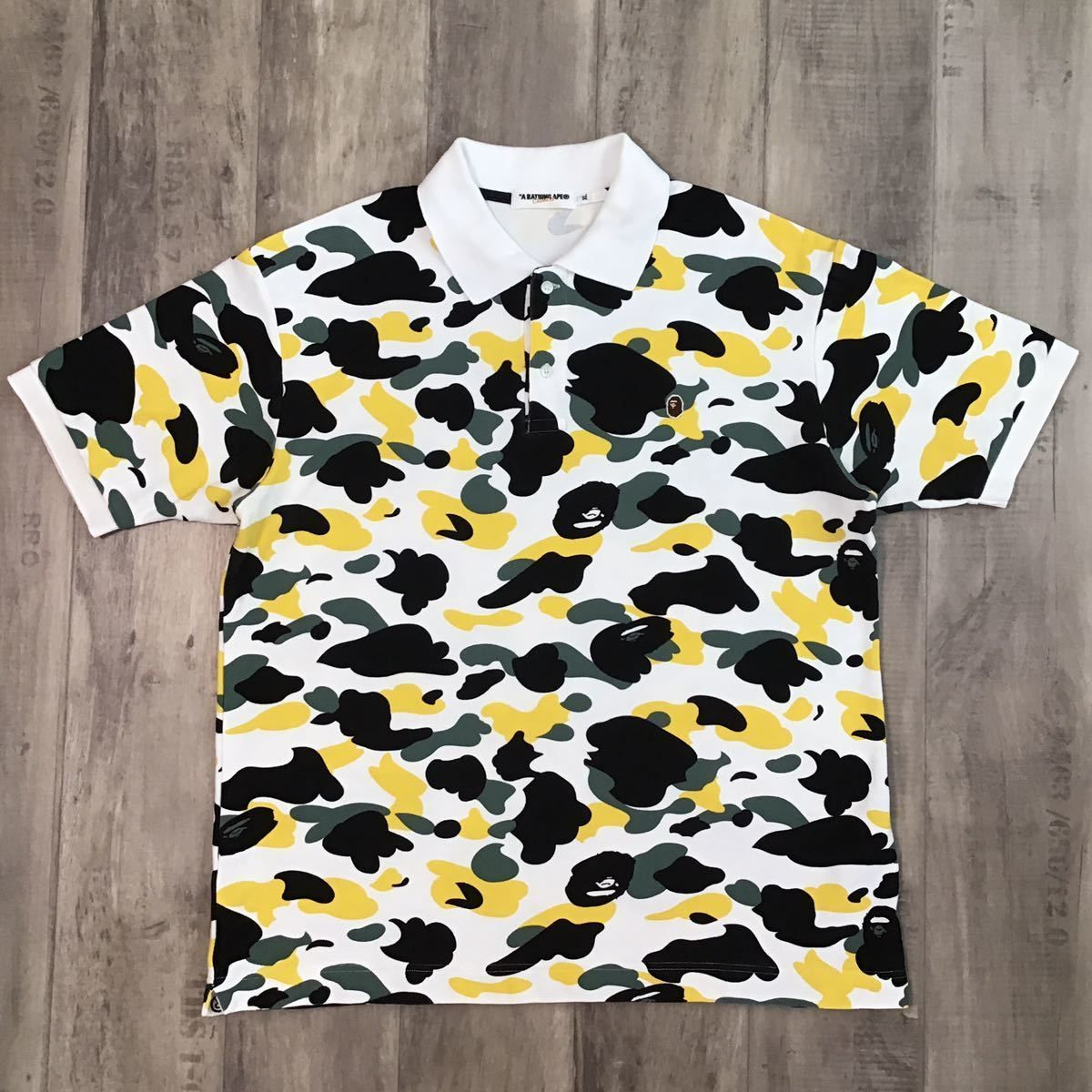 A BATHING APE 迷彩 ポロシャツ XL ☆大阪限定☆ XL Osaka city camo ポロシャツ a bathing ape BAPE