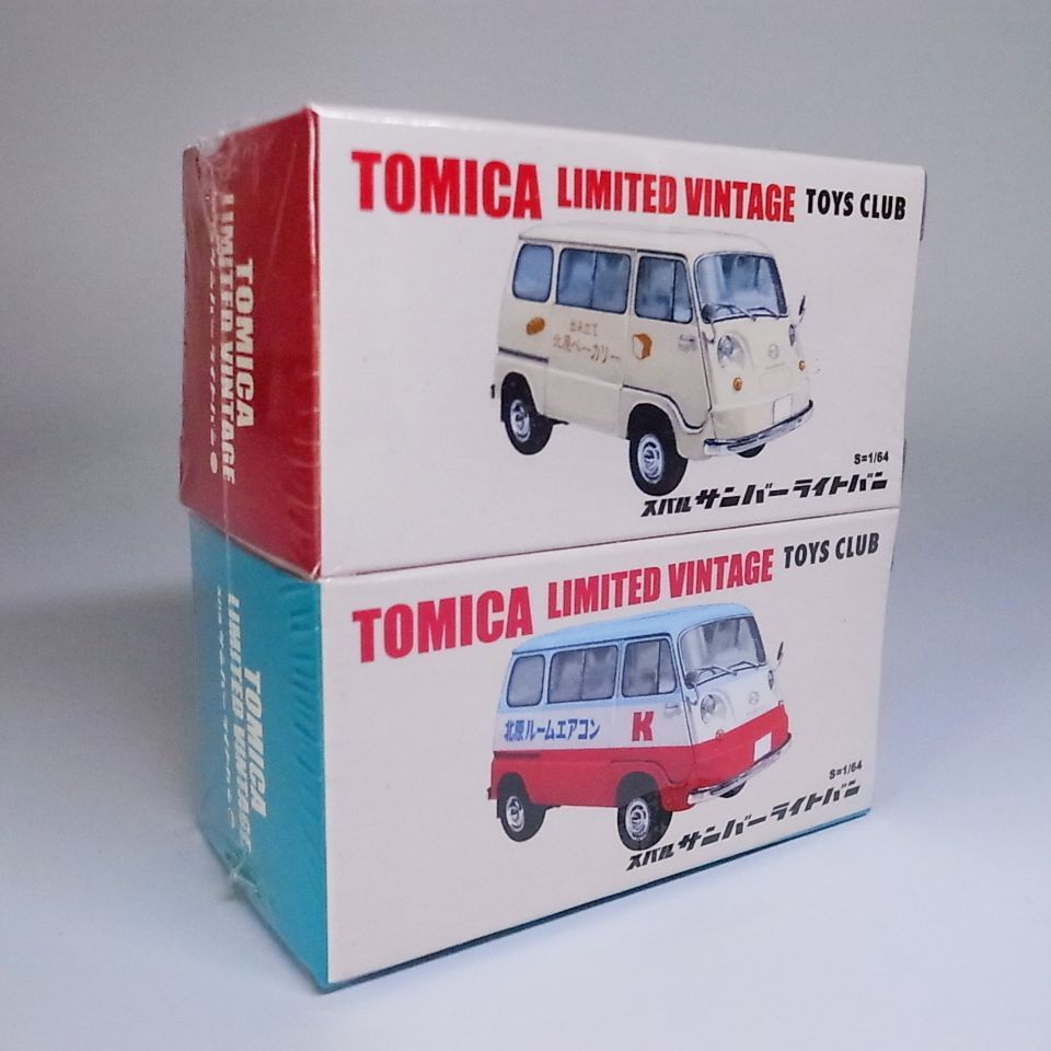 未開封品 トミカ リミテッド サンバーライトバン トイズクラブ特注 北原ベーカリー 北原ルームエアコン SUBARU SAMBAR