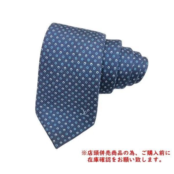 店頭併売商品※ ◇美品◇LOUIS VUITTON【ルイヴィトン】ネクタイ ドット