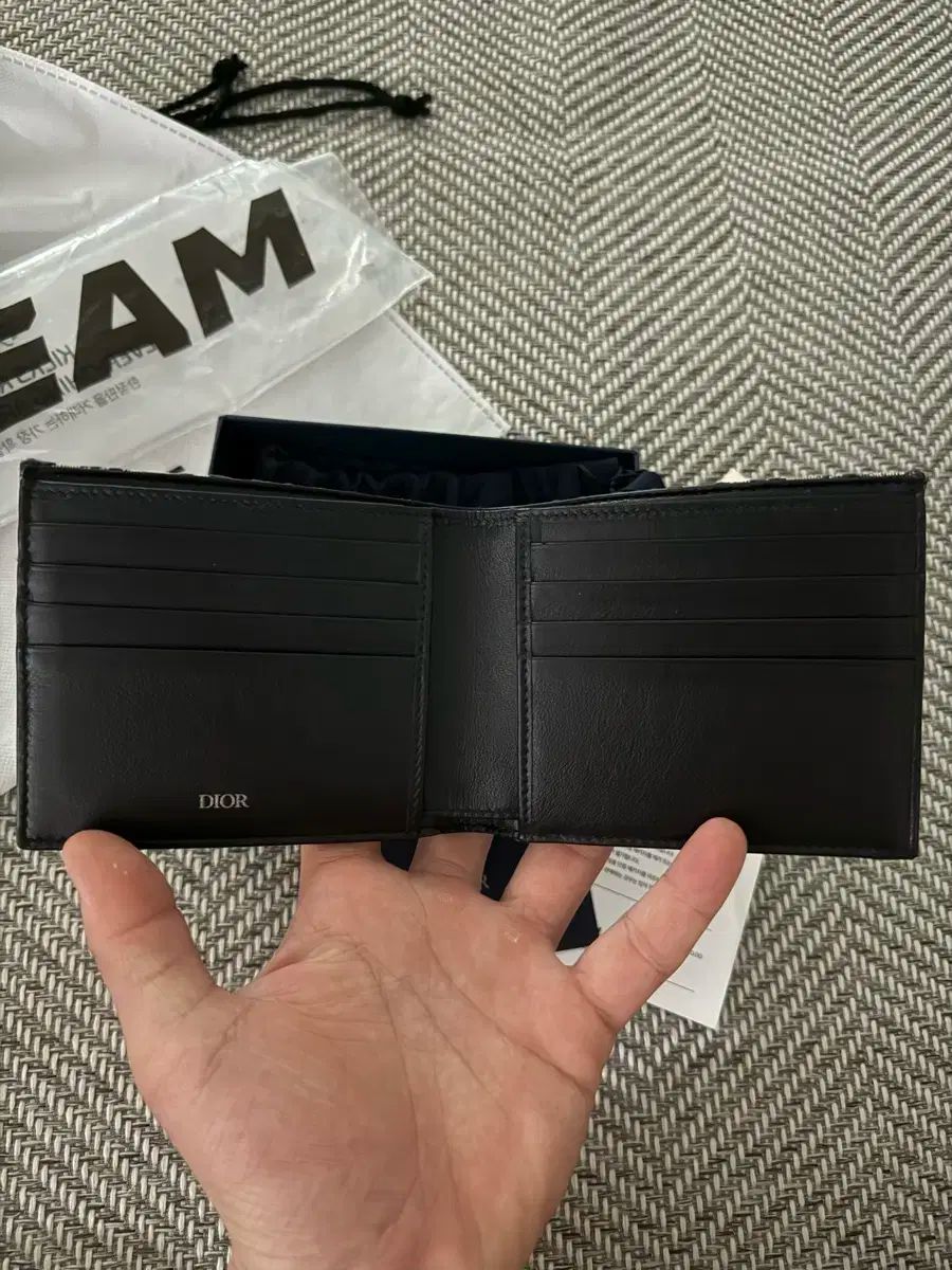 S +グレード/フル構成 Dior(ディオール) オブリーク 二つ折り財布 DIOR