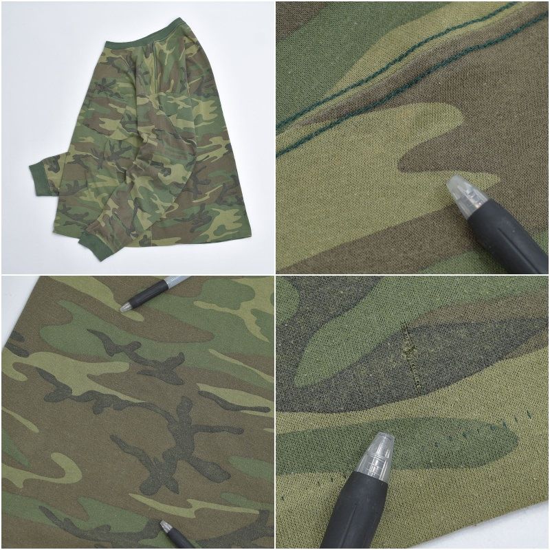 90s USA製 Vintage ウッドランドカモ 迷彩柄 ポケット ロング