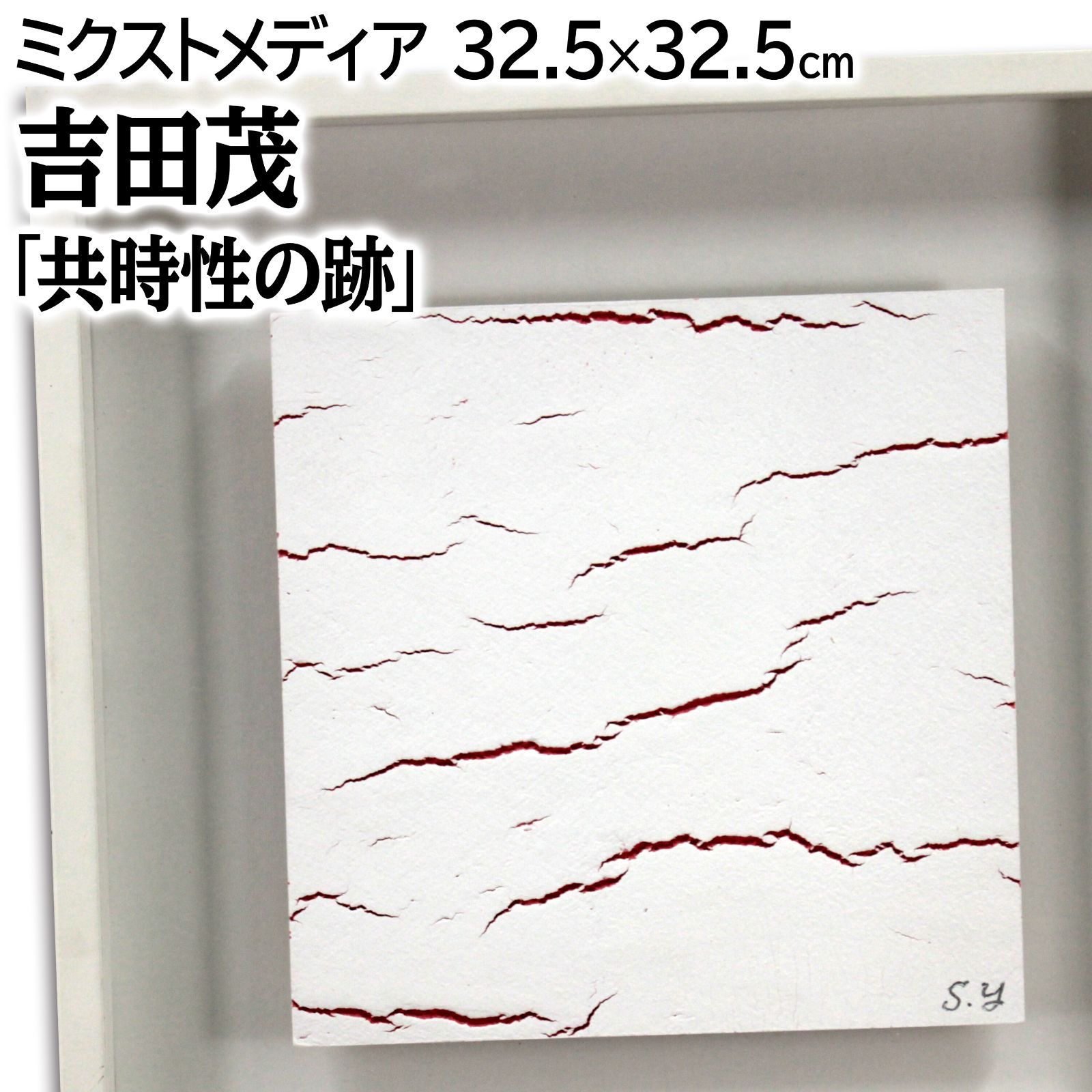 吉田茂 「共時性の跡」 ミクストメディア 絵画 - メルカリ