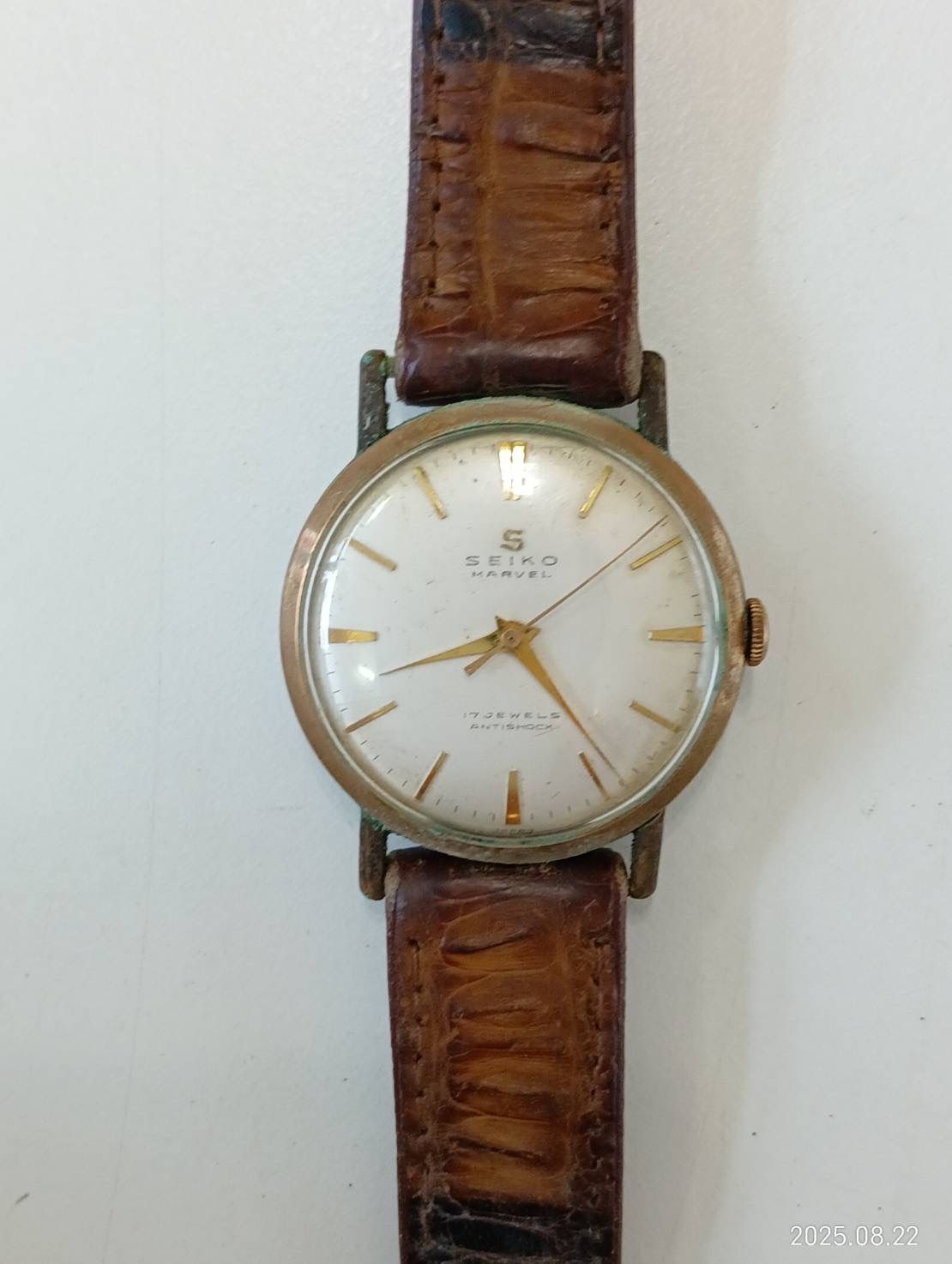 SEIKO MARVEL 17Jewels セイコー マーベル 17石 手巻き 14KGF SS SEIKO