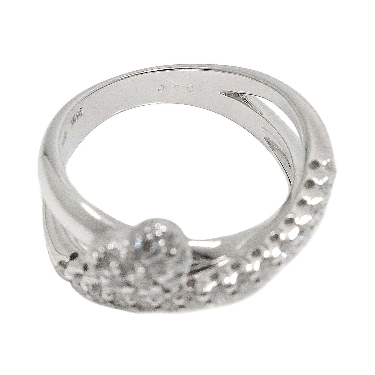 【美品】PonteVecchio ポンテヴェキオ　9号 ポンテヴェキオ Ponte Vecchio 9号 リング パヴェダイヤ 0.40ct
