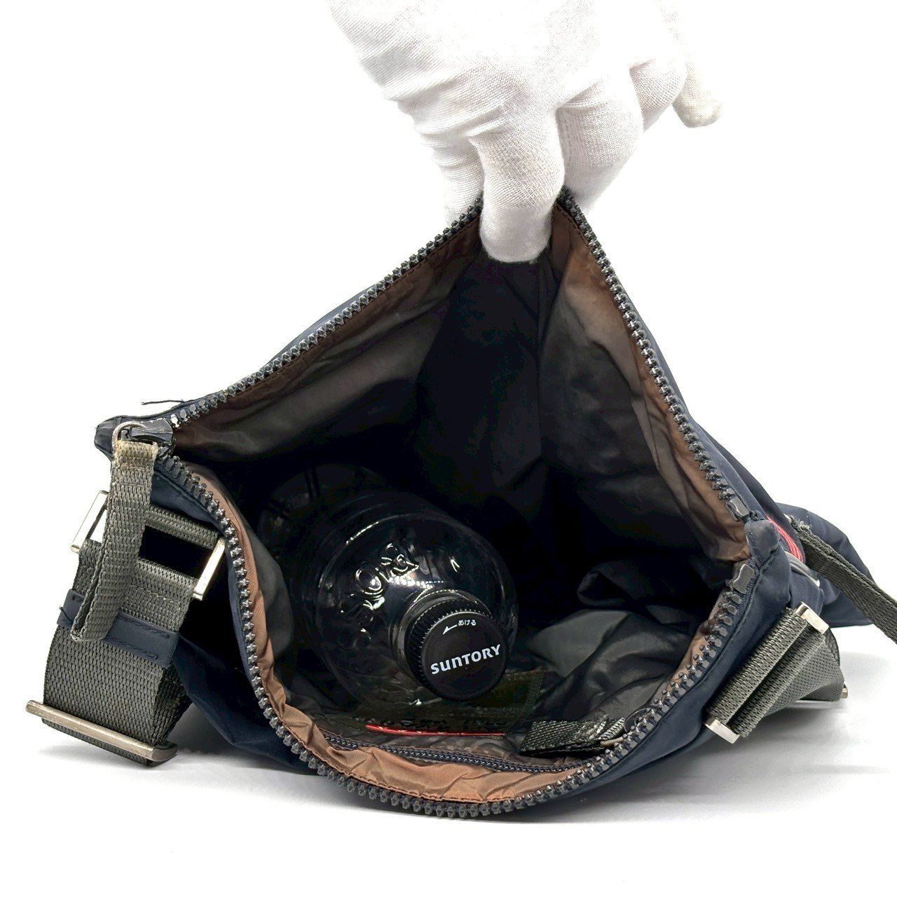 プラダ スポーツ ナイロン ショルダーバッグ サコッシュ 黒 ブラック