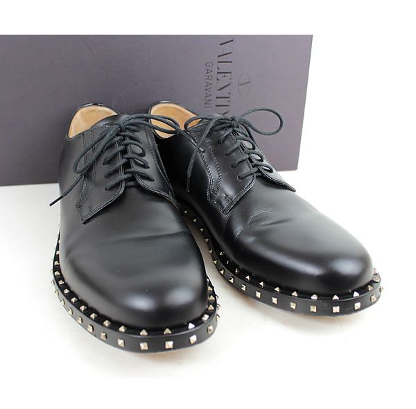 絶品】 GARAVANI 美品 VALENTINO バレンティノ 革靴 LY0S0948 ドレス 