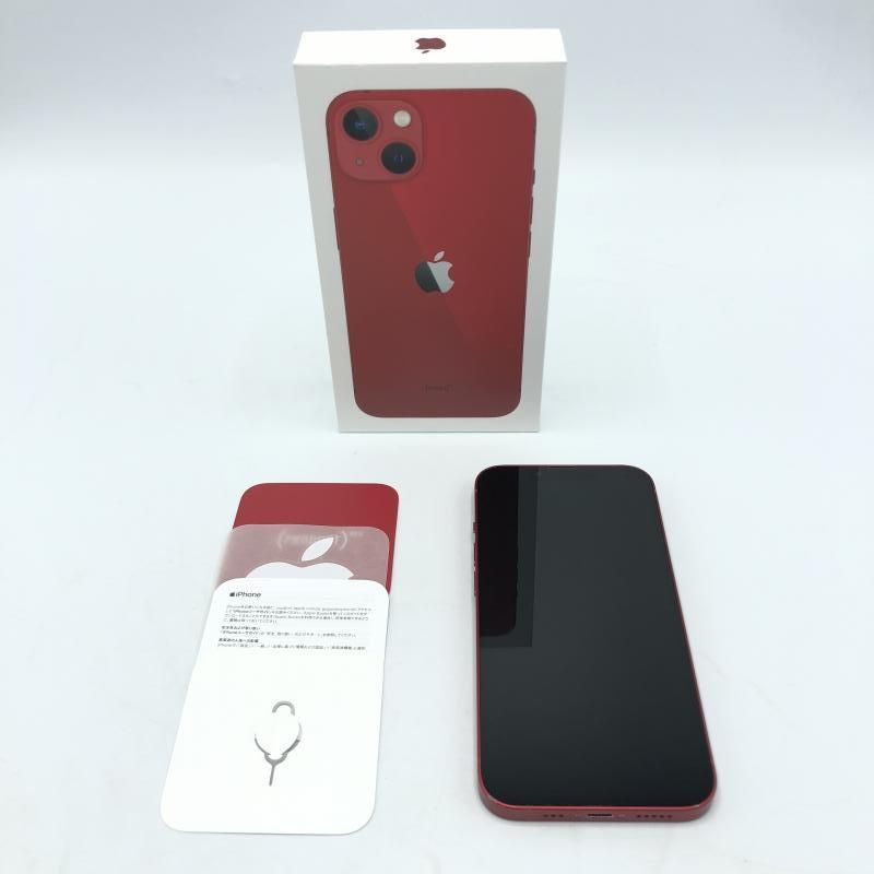 安い，新作登場 【中古】【rakuten】○iPhone 13 128GB(レッド)/SIMロックなし[6] 携帯電話本体