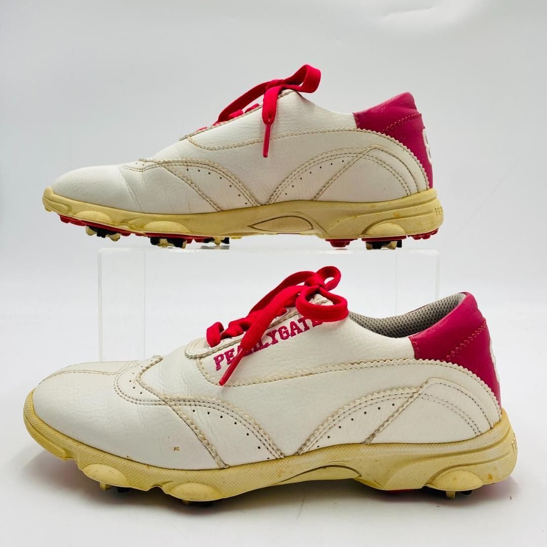 PEARLY GATES パーリーゲイツ ゴルフシューズ ホワイト系 24