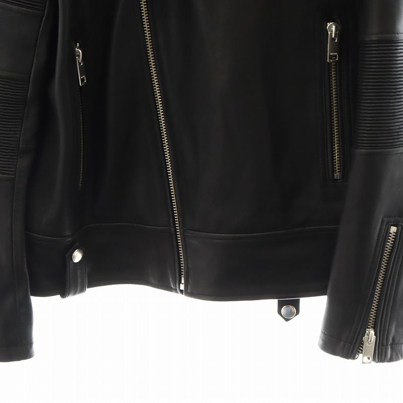 DIESEL Lサイズ ライダース ラムレザージャケット 羊 DIESEL 羊革
