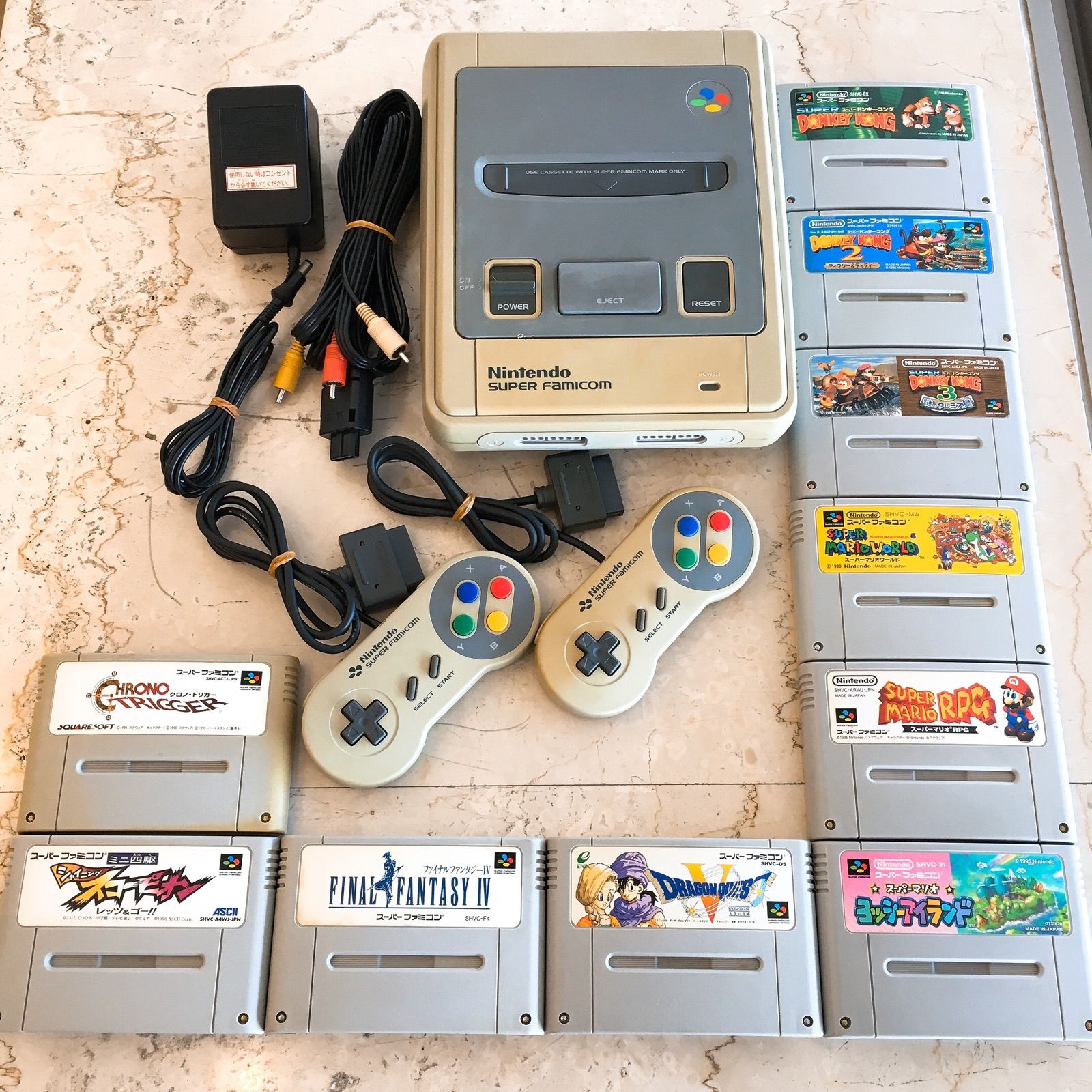 スーパーファミコン すぐに遊べるセット ソフト10本付 メルカリ