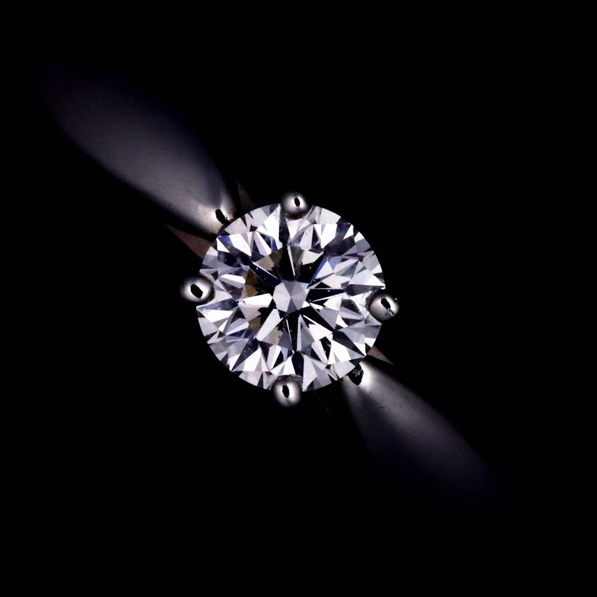 ティファニー ハーモニーリング 0.21ct 7.5号 pt950 美品 鑑定書 