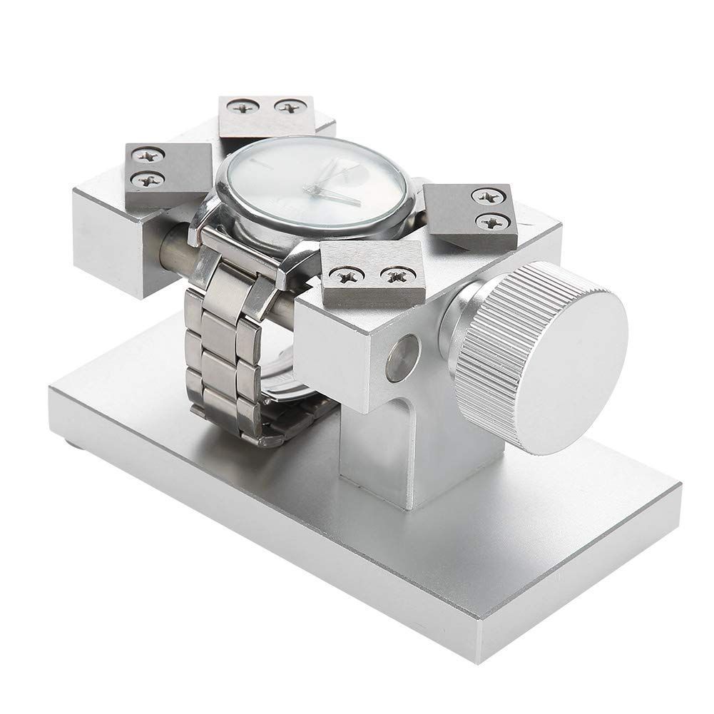 在庫処分】電池交換 38-40mm時計 調節可 腕時計修理工具(シルバー 