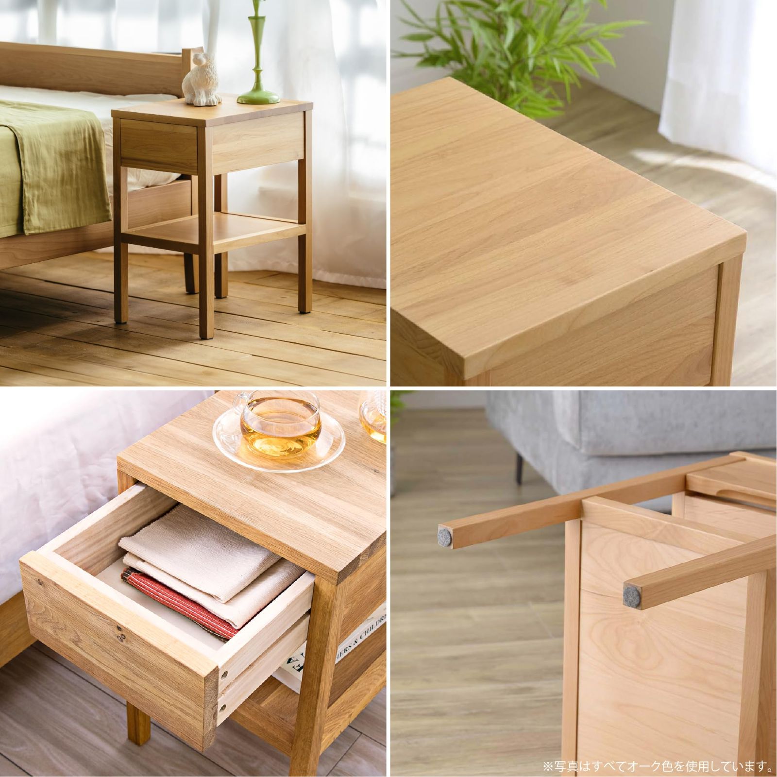 180 家具・インテリア 【最終値下】大川家具サイドテーブル