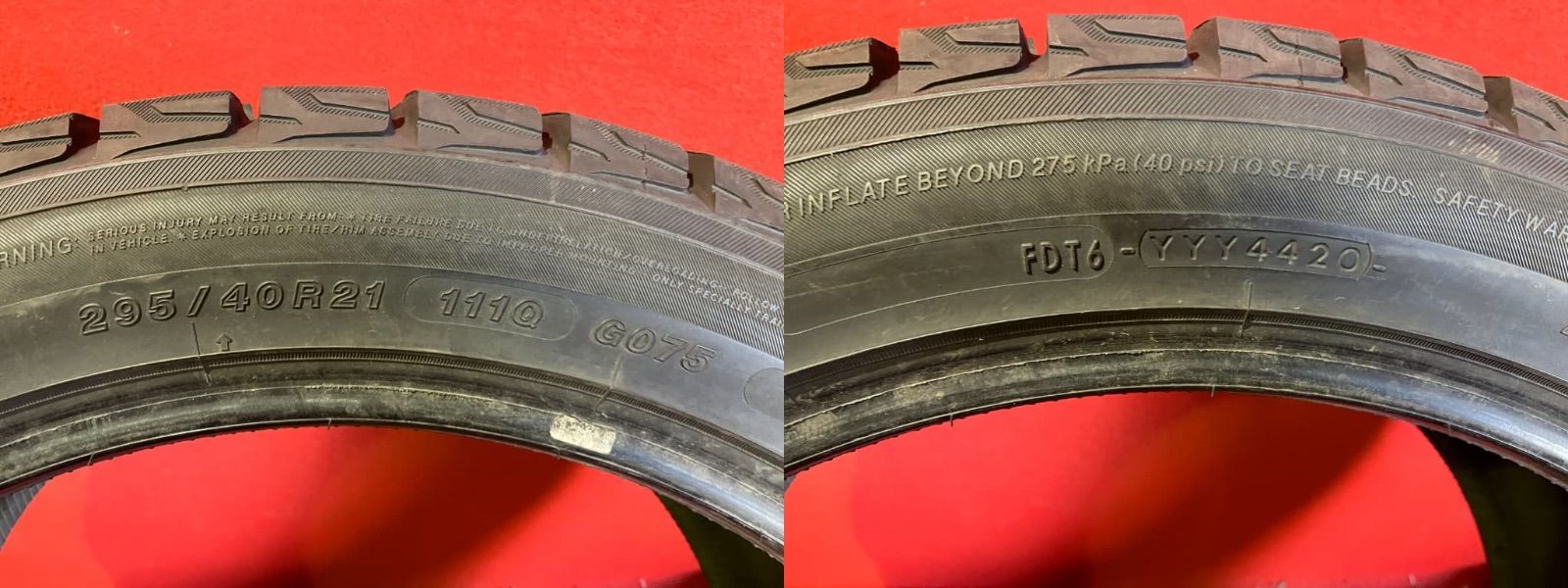 スタッドレスタイヤ 295|40R21