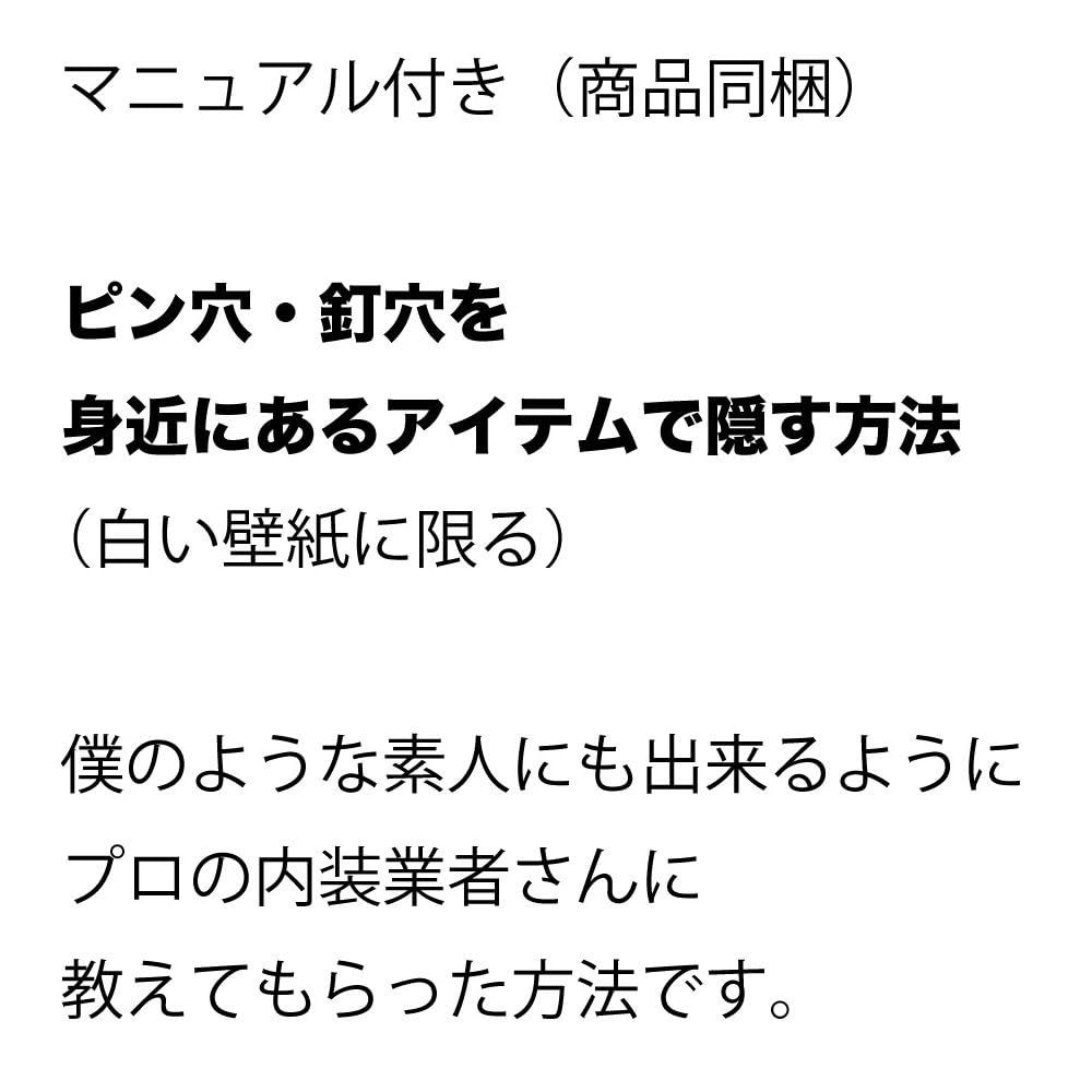 2個セット) スリムな針で壁にやさしい 明 ピン跡が目立たない