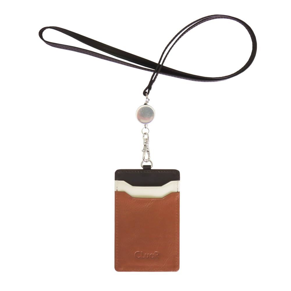  数量 社員証 ケース パスケース 定期券入れ IDカードホルダー リールつき ネックストラップ カラビナキーホルダー 縦型 フィルム取替可 本革 革 シールアル レザー バイ 長財布 小物