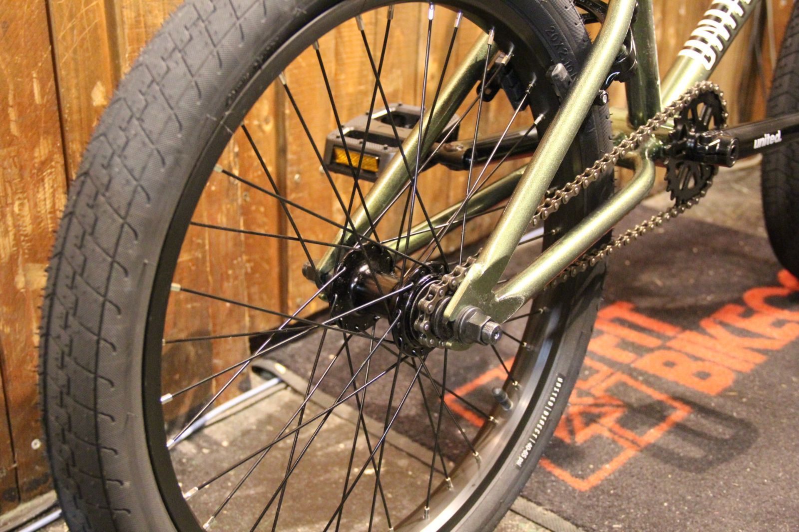 自転車 BMX 20ストリート UNITED RECRUIT JR ARMY GREEN 送料無料