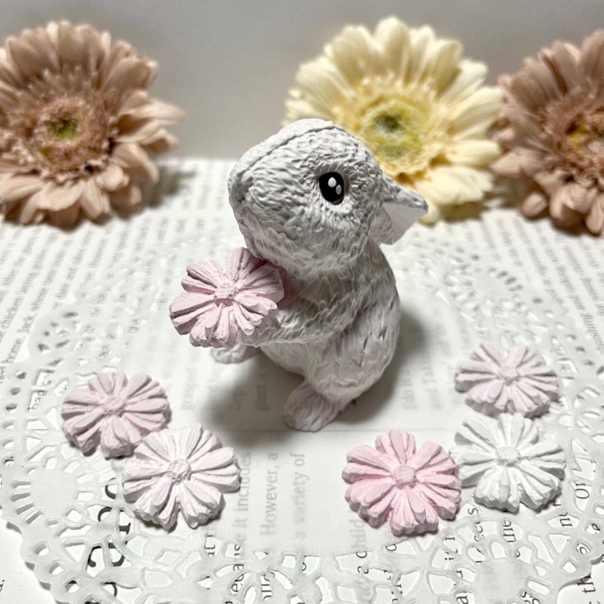 花束うさぎさんアロマストーン♡② 花束うさぎさんアロマストーン♡② 花束うさぎさんアロマストーン♡②