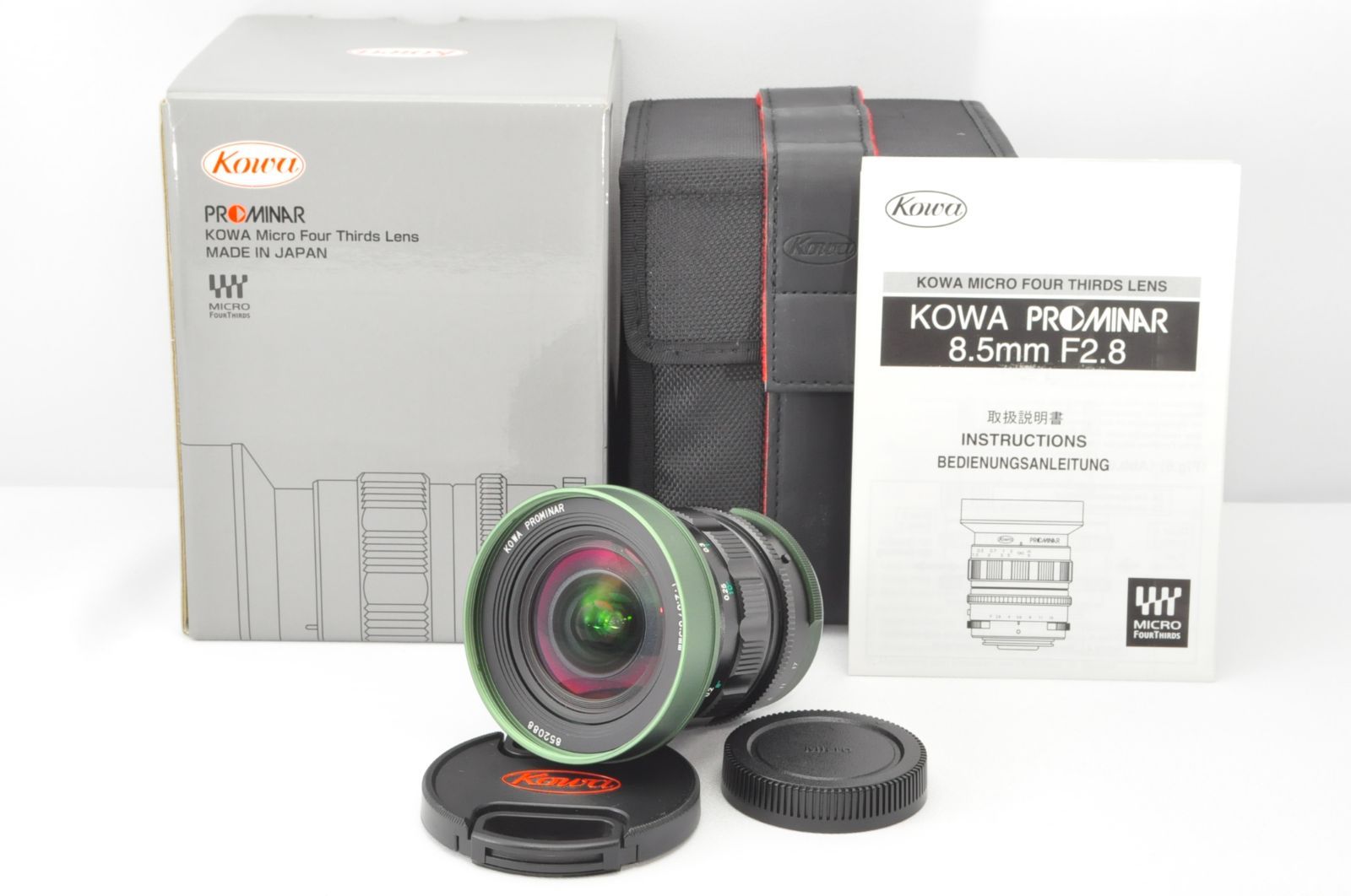 KOWA コーワ PROMINAR 8.5mm F2.8 グリーン マイクロフォーサーズ用 