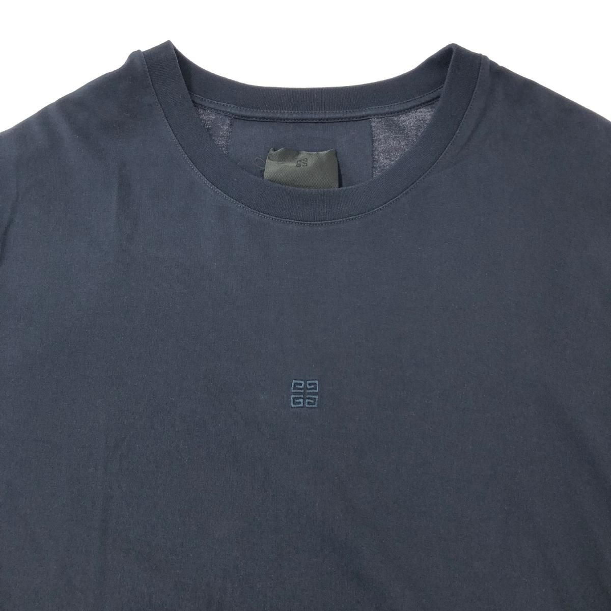 GIVENCHY ジバンシィ 半袖カットソー サイズ:L BM714R3Y6B 4G ネイビー 