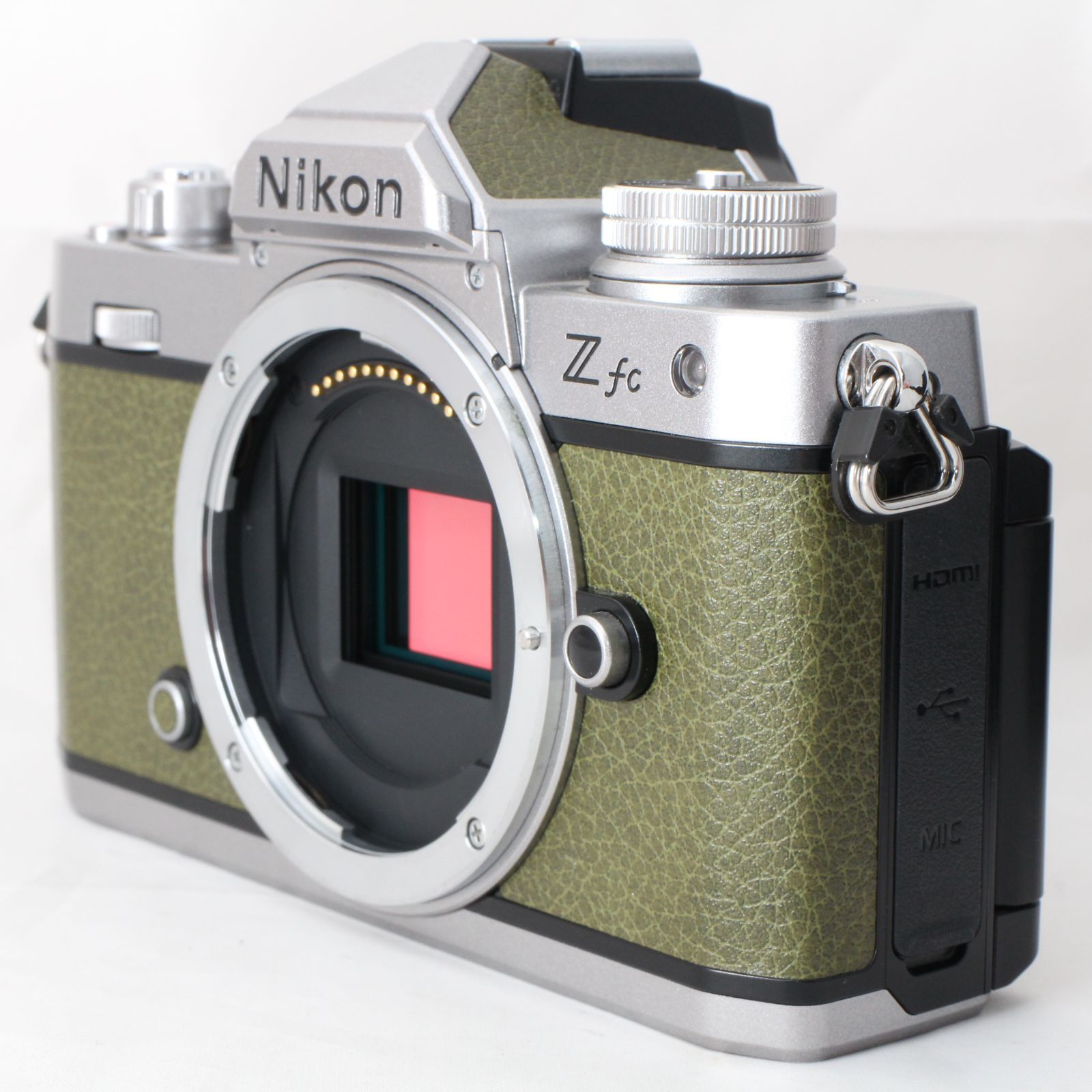 全品無料。 エクステリア オリーブグリーン ショット数2402 Nikon ミラーレス一眼カメラ Z fc ボディ Zfc シルバー R470