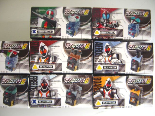 ΩISe08NE食玩仮面ライダーフォーゼアストロスイッチ6全8種 ガシャポン ΩISe08NE食玩仮面ライダーフォーゼアストロスイッチ6全8種