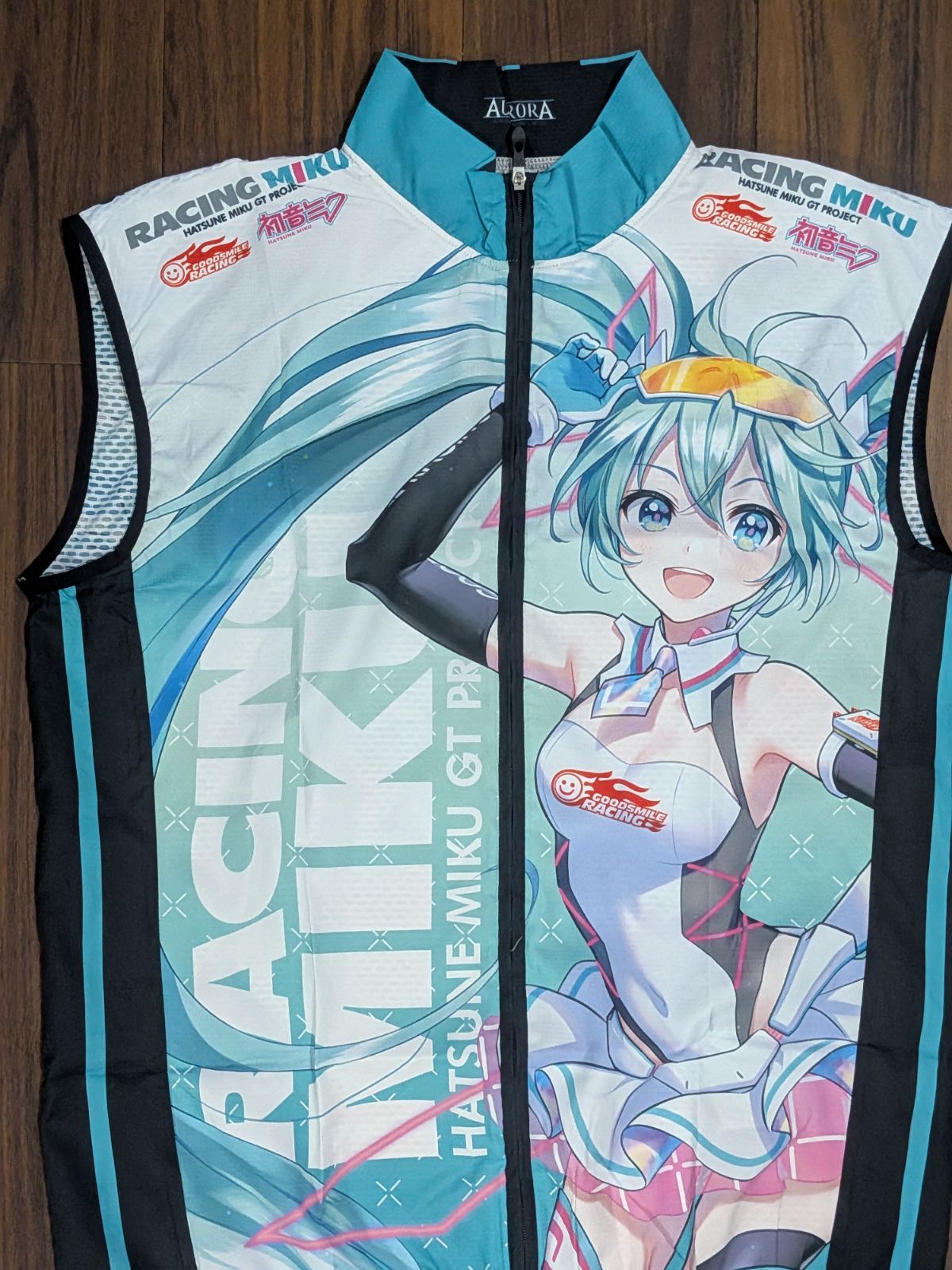 AURORA 2021 レーシングミク サイクルウィンドベスト L 初音ミク 自転車