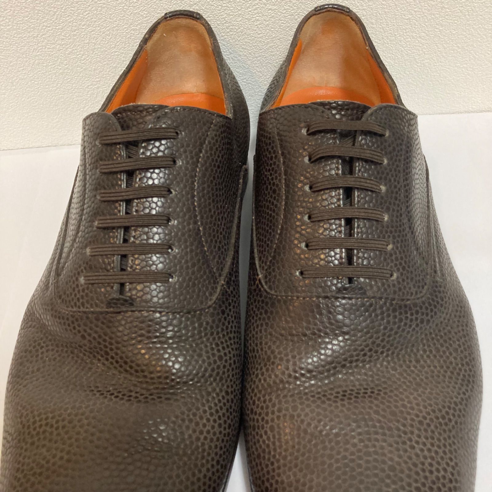 Santoni サントーニ 革靴 ビジネスシューズ ダークブラウン 【サイズ