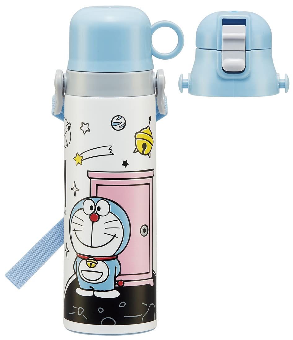 【数量限定】子供用 2WAY ステンレス キッズ 水筒 コップ付き スケーター 580ml I'm ドラえもん サンリオ女の子 SKDC6-A