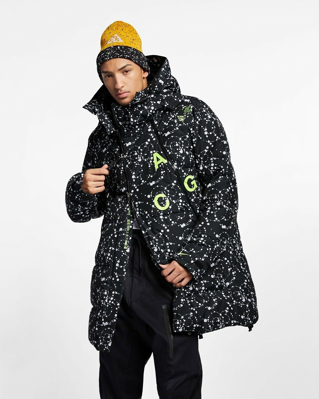 サイズ US：S】NikeLab ACG Down Fill Insulated Parka Jacket Black