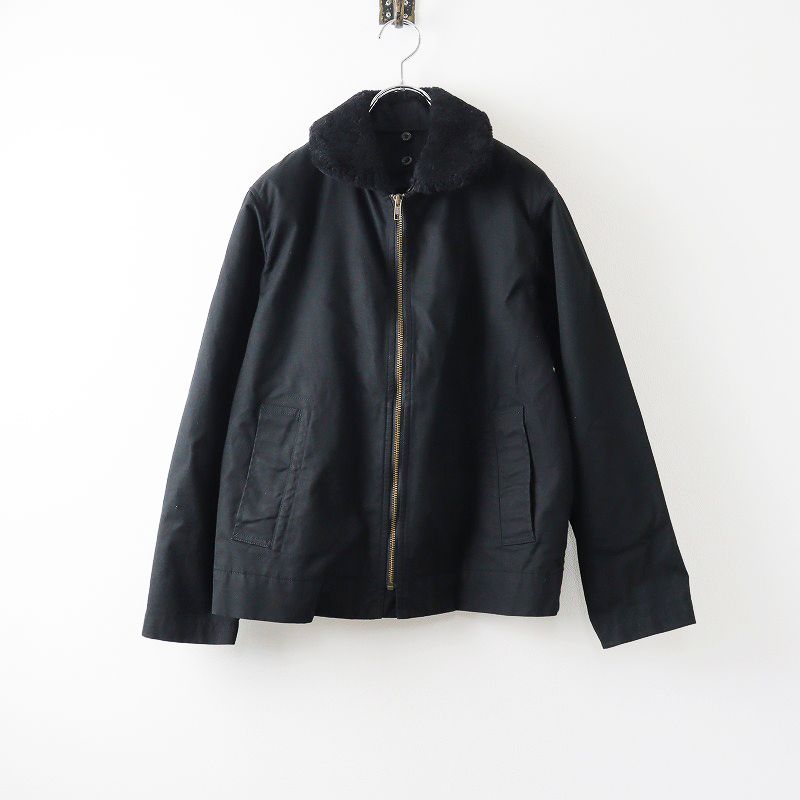 エムエイチエル マーガレットハウエル MHL MARGARET HOWELL WASHED WAXED COTTON MARINE JACKET  1/ブラック【2400013911597】 - メルカリ