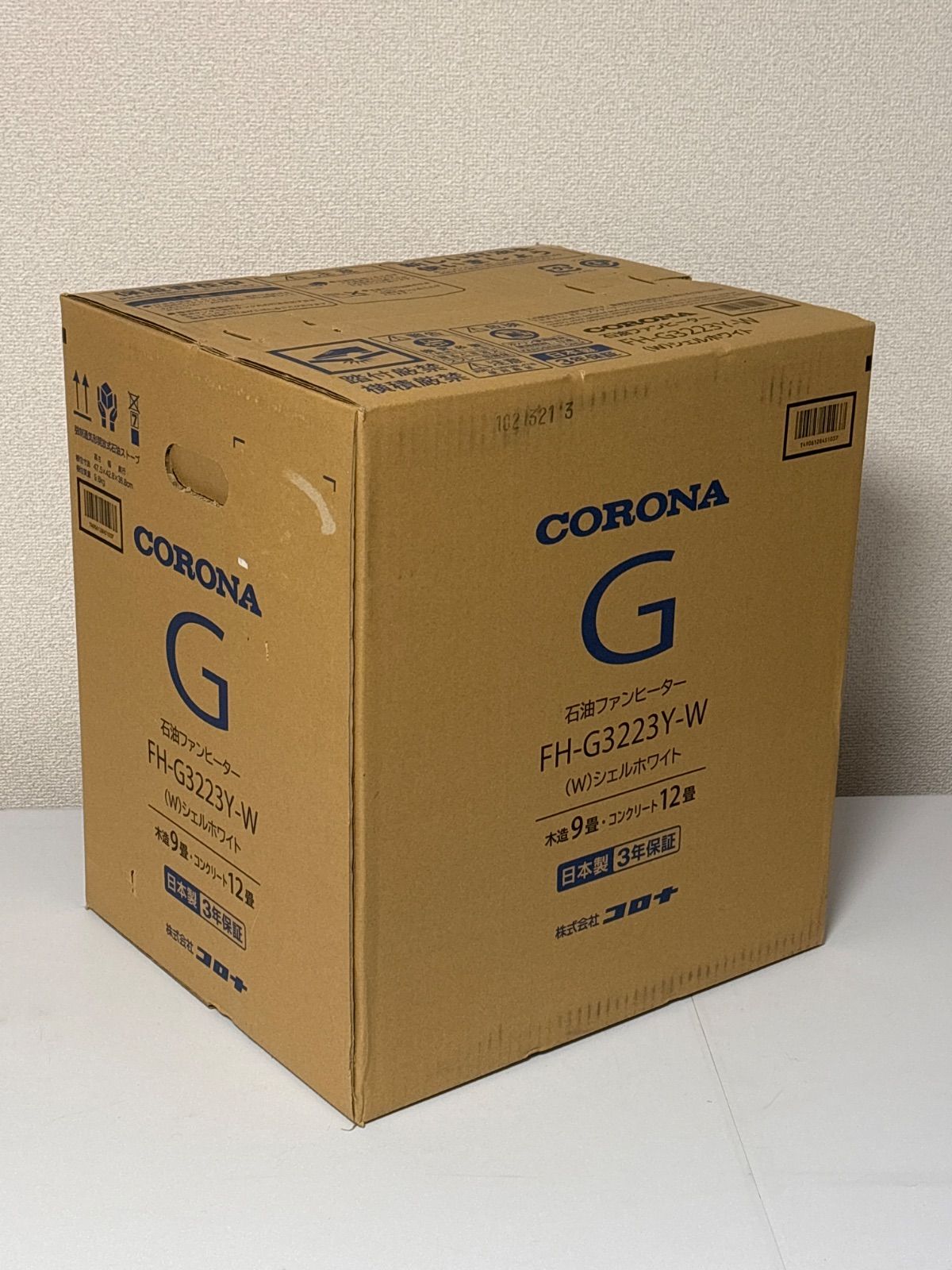 未開封品 コロナ FH-G3223Y W シェルホワイト 石油ファンヒーター FH-G3223Y