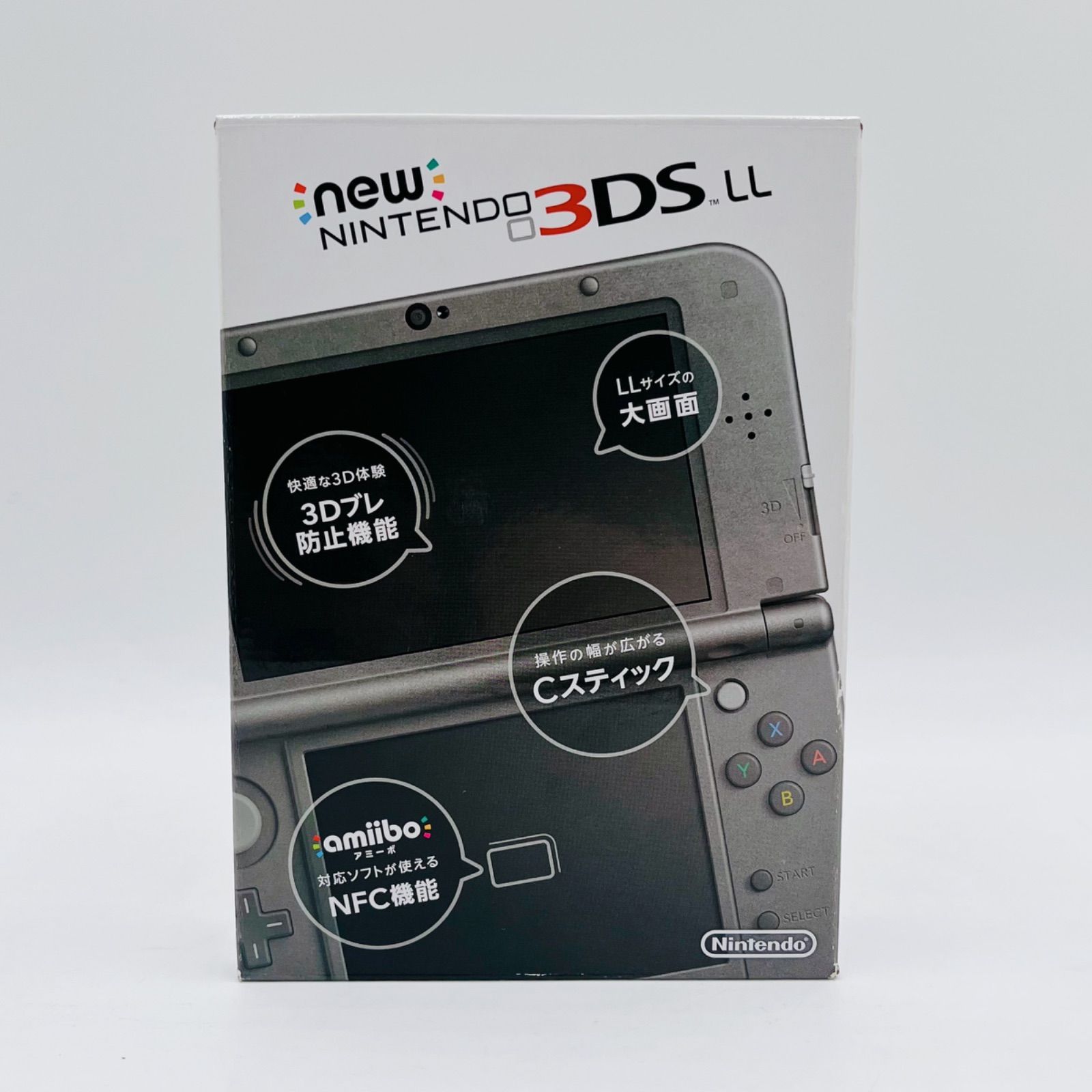Nintendo New 3DSLL メタリックブラック 本体 箱セット