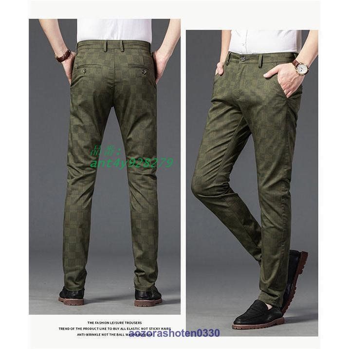 スラックス チノパン メンズ スリムパンツ ストレッチパンツ ボチェック柄 春夏 普段着 ビジネス 通勤用 チノパンツ 男性ズボン ant4y928279 チノパン メンズ ストレッチ チェック ロングパンツ スキニー