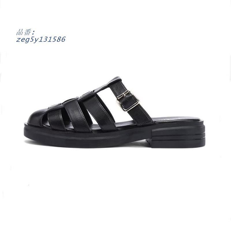 イタリア製 ピノジャルディーニ 25.5 ストラップサンダル 編み込み グルカ AMELY by La-gemme］メッシュ サンダル フラット 編み込み