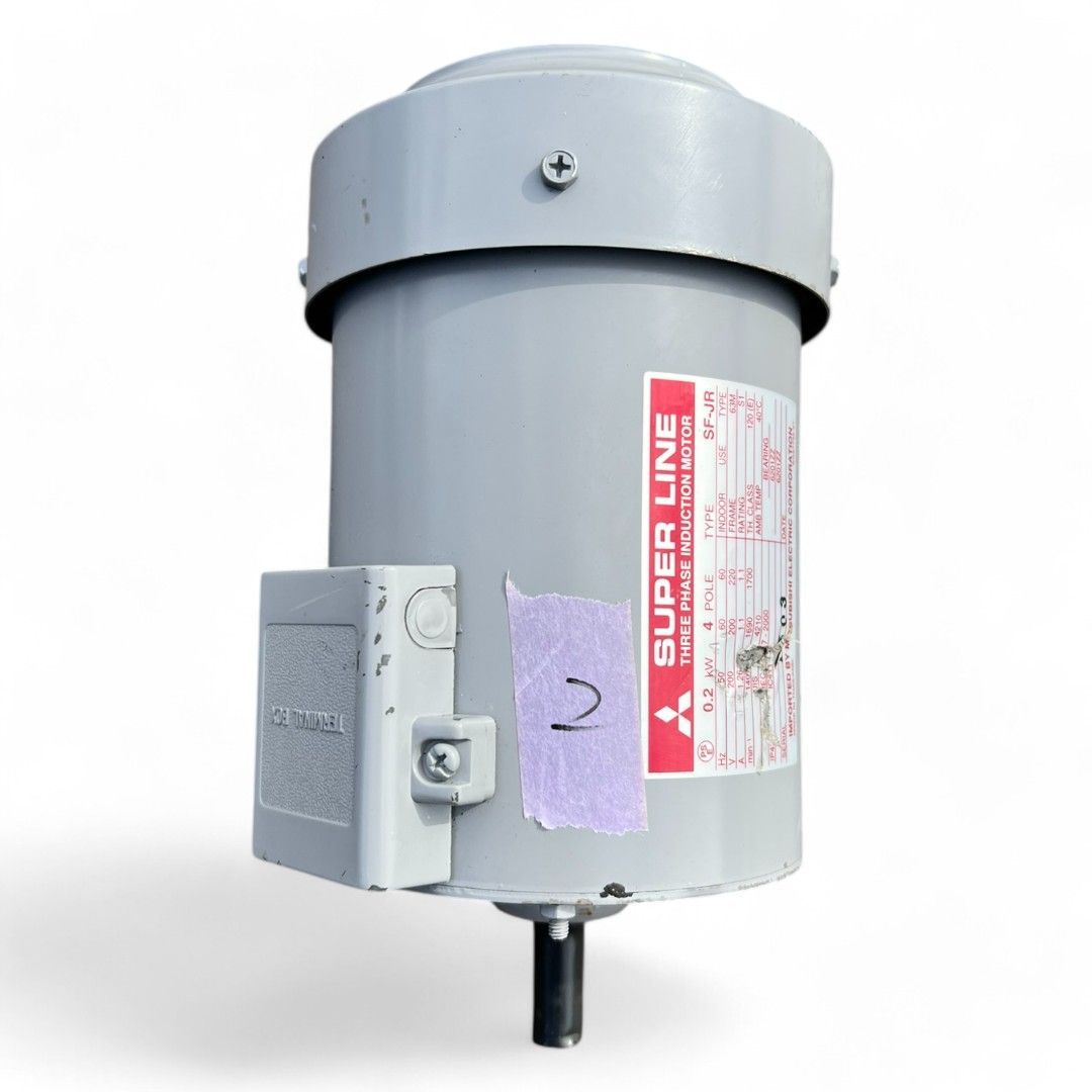 三菱三相モーター2.9kw GM-S 0.2KW 4P 1/900 200/220V | ギヤード 