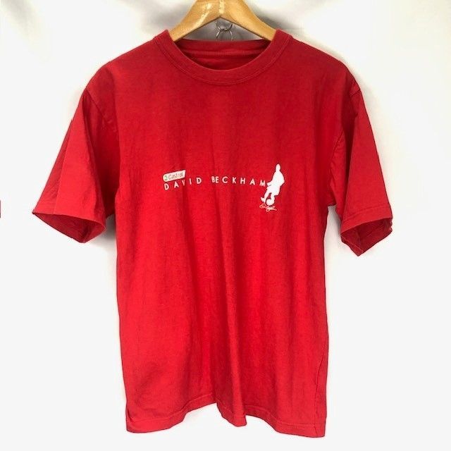Castrolベッカム2002年モデルNo.7Tシャツ Castrol デイビッド・ベッカム Tシャツ 赤 2002（こ91） - メルカリ