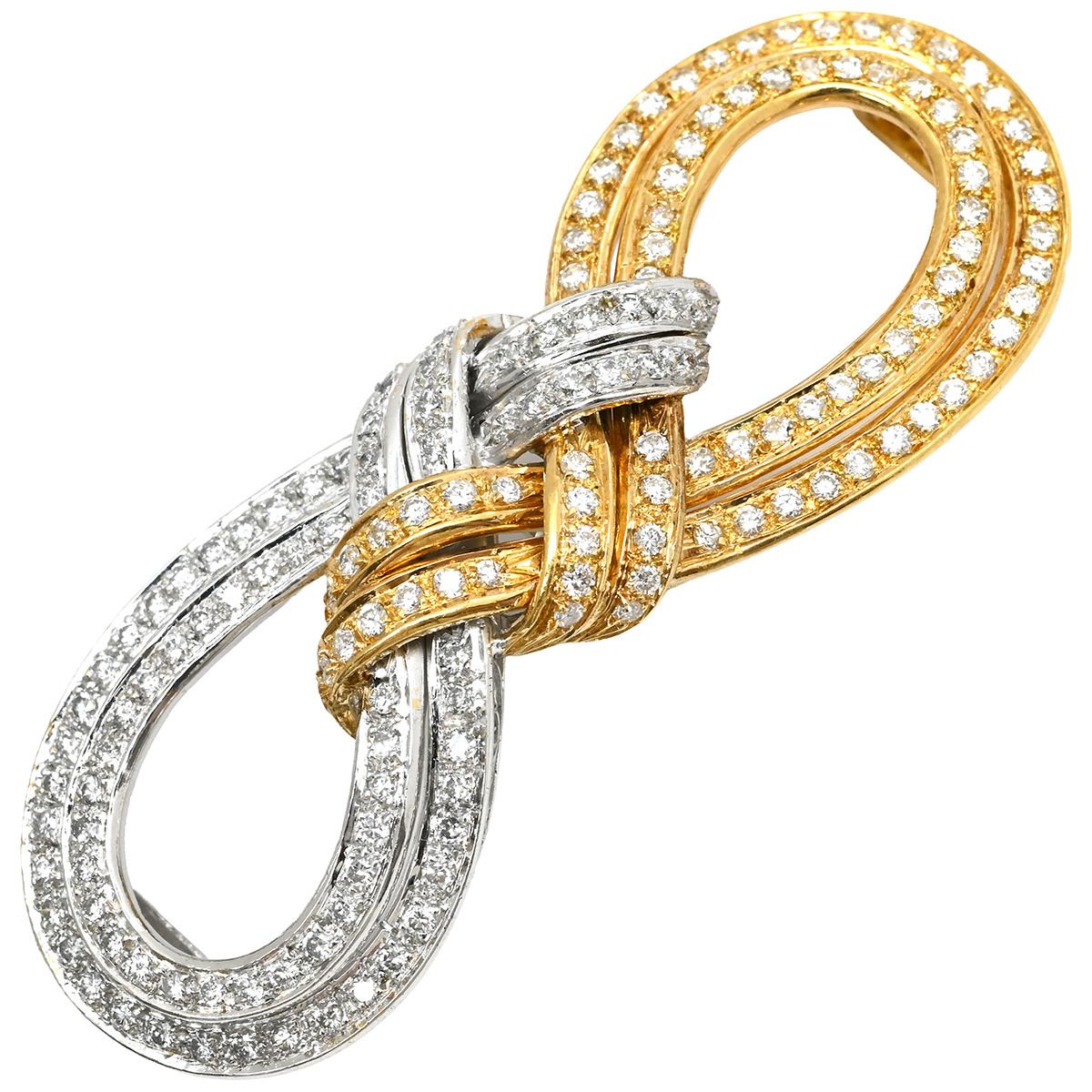 アクセサリー 帯どめ 帯留め ダイヤ K18YG Pt900 ダイヤモンド ホワイトゴールド コンビ