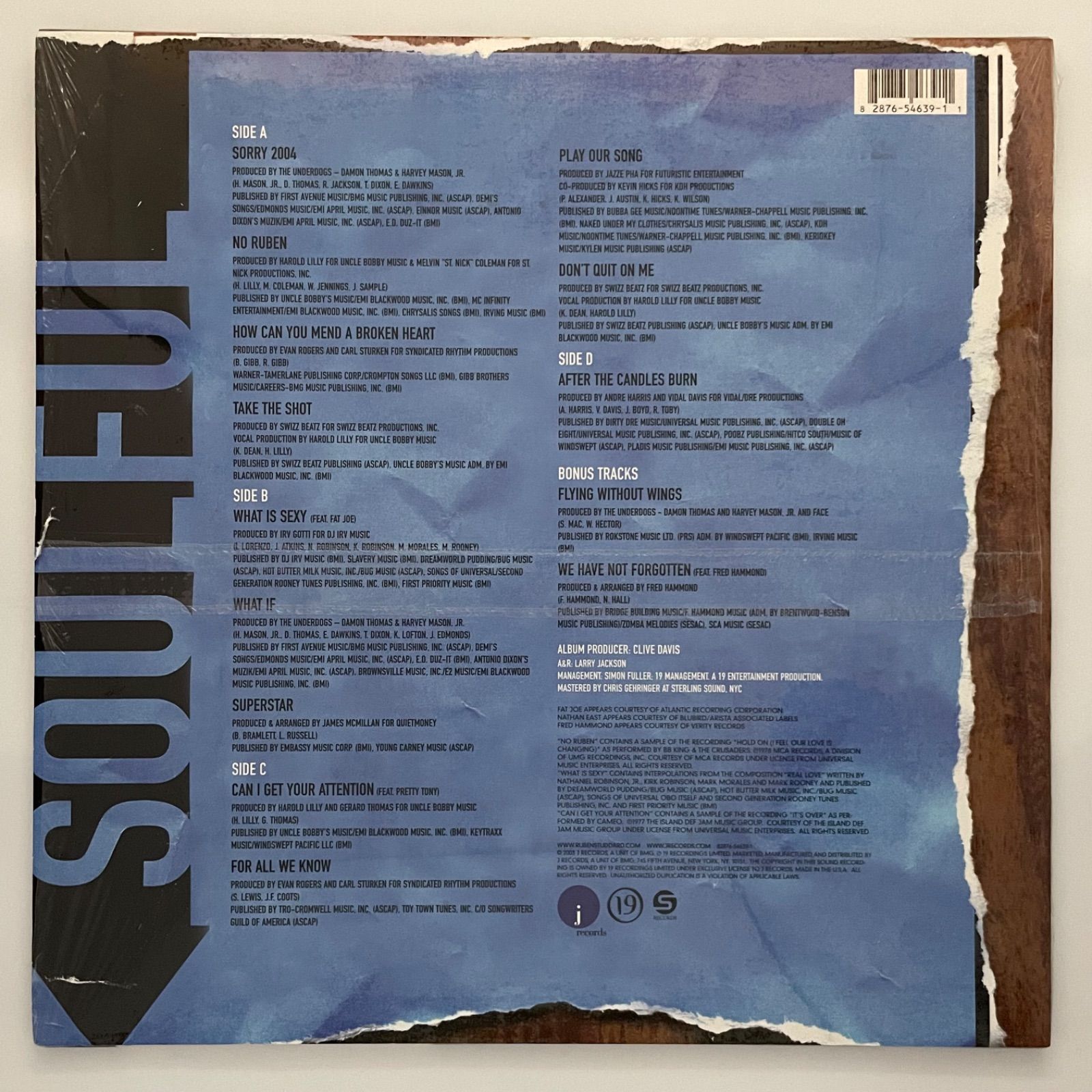 Ruben Studdard / Soulful 2枚組レコード レコード (LP2枚組) [R&B] Ruben Studdard / Soulful