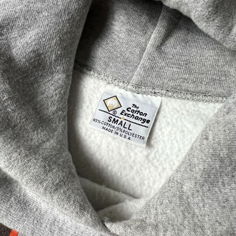 90s USA製 Cotton Exchange カレッジ プリント RWタイプ スウェット