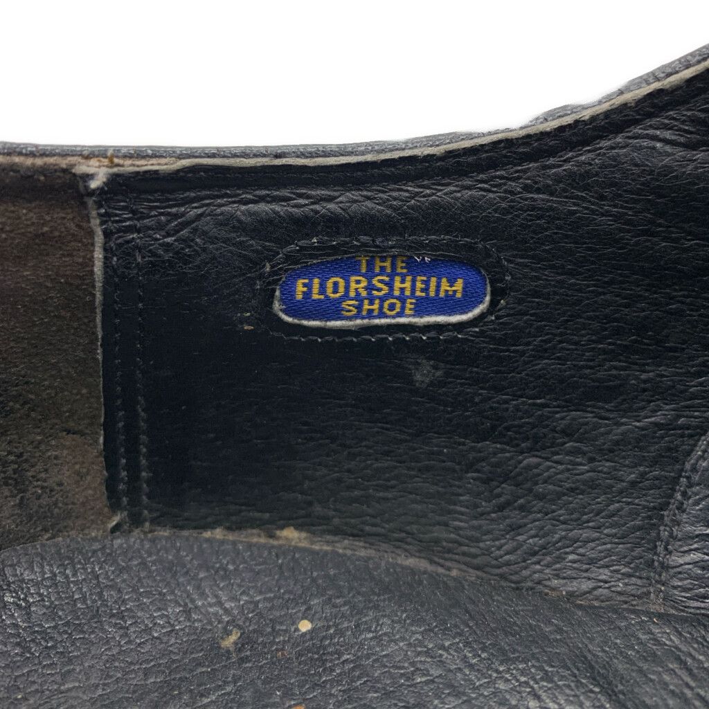70～80年代 FLORSHEIM フローシャイム ウィングチップ レザーシューズ