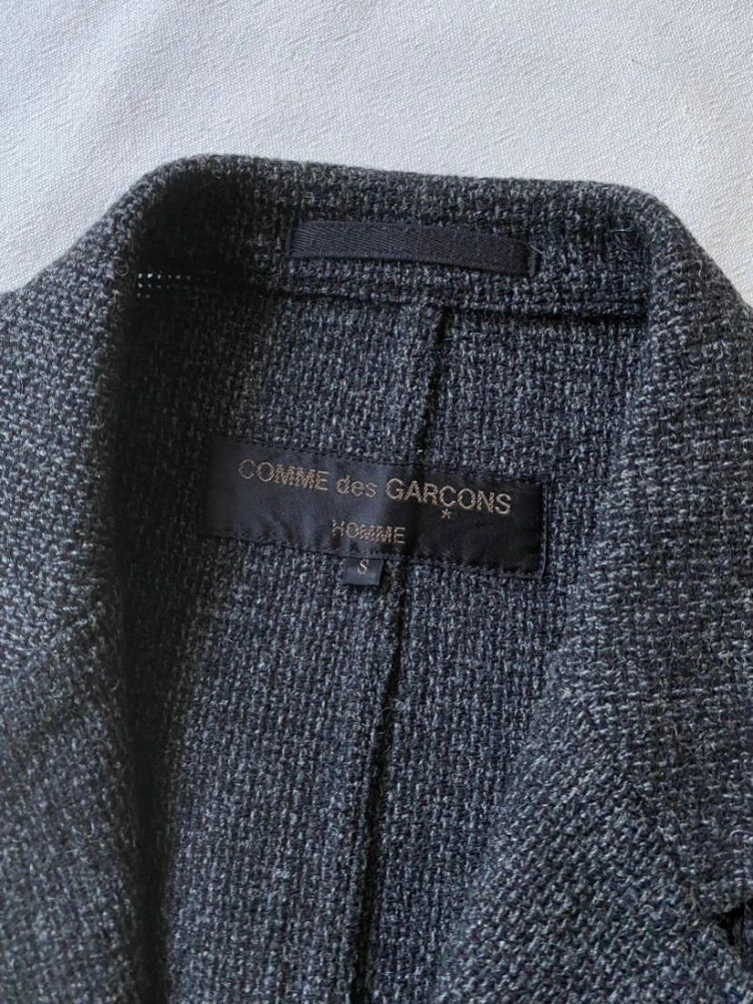 AD2001 COMME des GARCONS HOMME ウール ジャケット / S ブラック