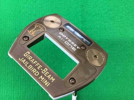 オデッセイ Ai-ONE GIRAFFE-BEAM JAILBIRD MINI 33インチ パター PT STROKE LAB 90 スチール フレックスその他 メンズ 男性用 右利き 右用 Cランク ゴルフクラブ