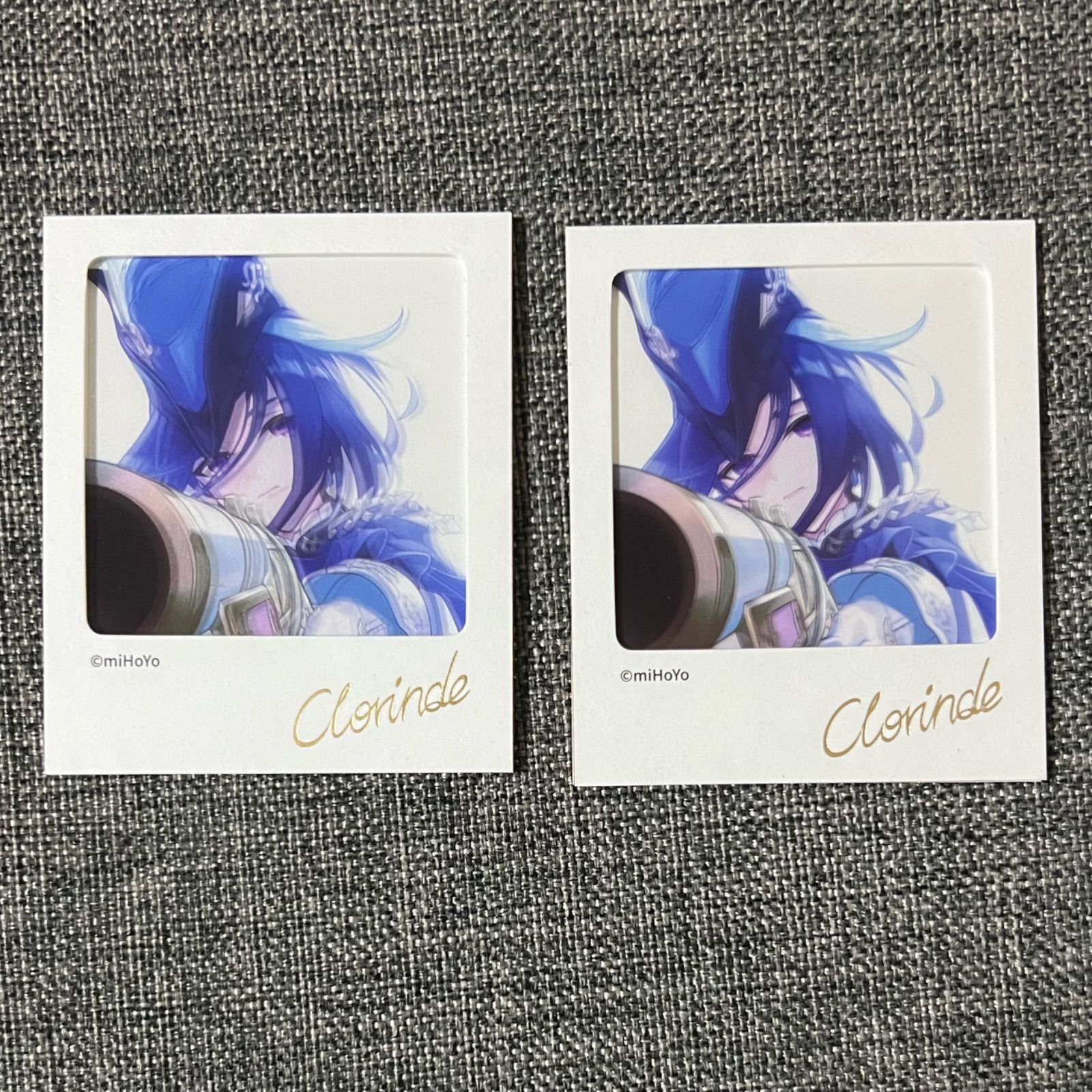 公式正規品　クロリンデ　中国限定　カード　特典　原神　スライド　PVC ポラロイド