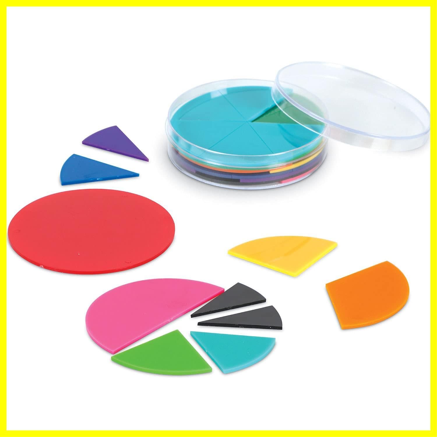【人気商品】ラーニング リソーシーズ Rainbow Fraction(R) Circles 分数学習 レインボウ 円 LER 0617