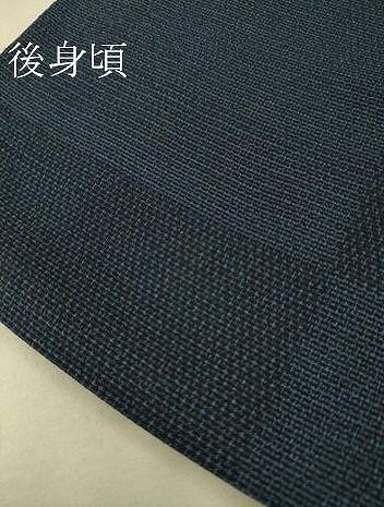 平和屋着物▽本塩沢　単衣　市松文　正絹　逸品　DAAS0793az 平和屋着物▽本塩沢 単衣 市松文 正絹 逸品 DAAS0793azの通販 by 平和