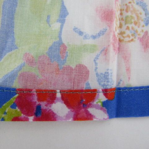 クリスピ ブラウス シャツ トップス ノースリーブ 花柄 日本製 未使用品 レディース 38サイズ 青×オレンジ Crespi クリスピ ブラウス シャツ トップス ノースリーブ 花柄 日本製